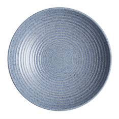Studio Blue Flint Medium Ridged Bowl